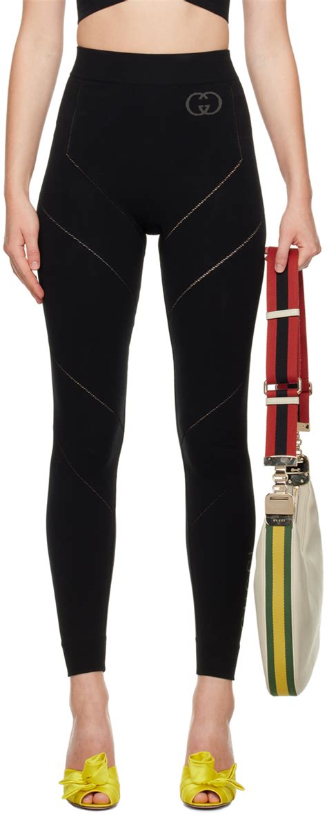 black gucci leggings|gucci leggings for men.